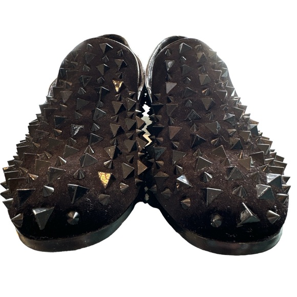 TALLIA TALKING MEN SPIKE LOAFER IN VELVETY BLACK - Picture 5 of 6
